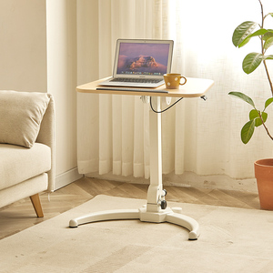Support d'<span class=keywords><strong>ordinateur</strong></span> <span class=keywords><strong>portable</strong></span> pliable ergonomique en alliage d'aluminium de haute qualité <span class=keywords><strong>avec</strong></span> <span class=keywords><strong>base</strong></span> mobile à gaz réglable pour usage domestique et hospitalier - Product Image 5