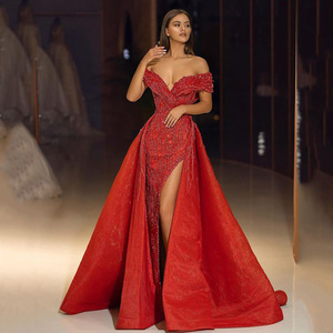 2024, la nueva estación independiente de Mujeres de comercio exterior de Europa y Estados Unidos, estampado en caliente, vestido largo Sexy grande, prohibición de cola - Product Image 1