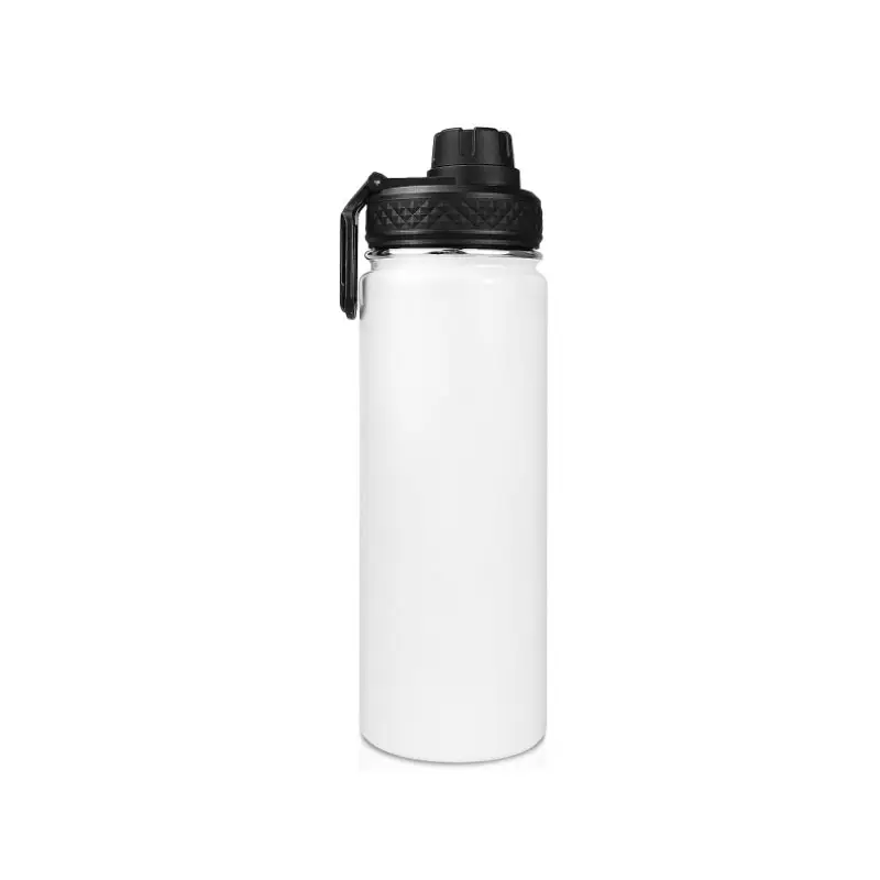 Personalized 20oz 20 oz Big Mouth 600ml White Blank sublimation stainless steel vacuum insulated water bottle
