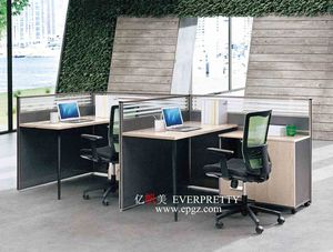 Juego de sillas de escritorio para estación de trabajo de personal de 4 asientos de estilo moderno de alta calidad, nuevo diseño para oficina, muebles escolares, particiones de oficina - Product Image 6