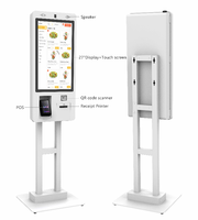 Kiosque de commande automatique pour restauration rapide OEM, écran tactile, menu QSR, machine de paiement, kiosque de restaurant