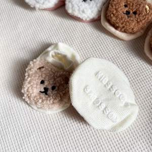 LRT New Design Wholesale European Knit Cotton Baby Non Slip <strong>Socks</strong> Custom Cute Tube Ribbed <strong>Teddy</strong> <strong>Bear</strong> Baby Anti Slip <strong>Socks</strong> - Product Image 6