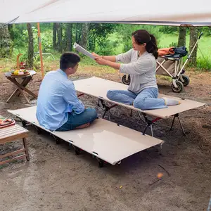 Novo Design Adulto Caminhadas Dobrável Viagem Mulheres Homem Único Camping Cama Berço