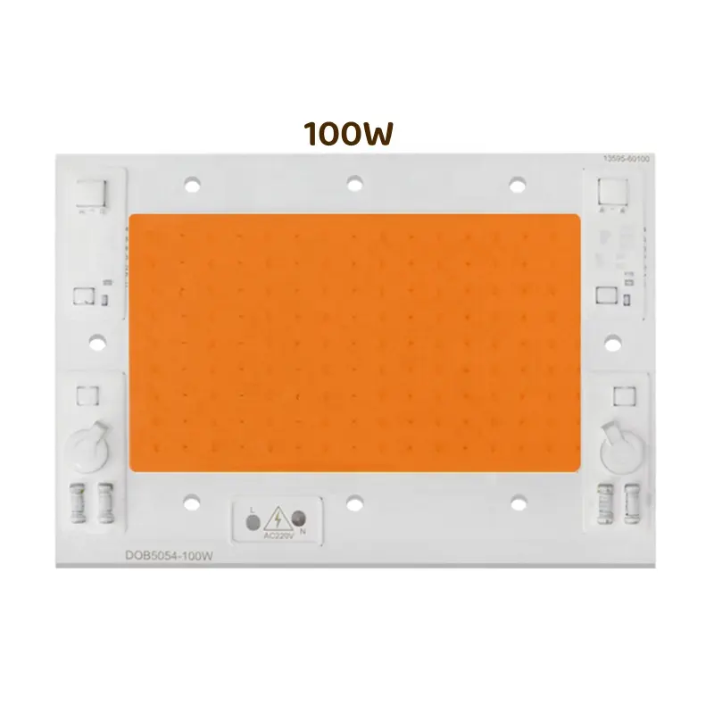 High Power 50W 100W 150W DIY Color Driverless AC Cob Led Grow Light DOB Chip No Need Driver LED COB Full Spectrum 50W 220V