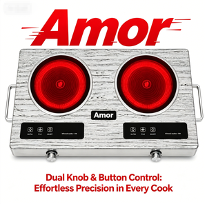 Placa de Cocción Infrarroja de <span class=keywords><strong>Bajo</strong></span> <span class=keywords><strong>Consumo</strong></span> Amor, Quemadores de 4000W, Calentamiento Rápido, Ecológica - Product Image 1