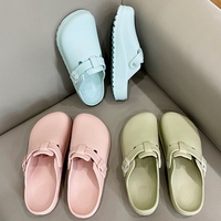 Claquettes d'été unisexes, sandales de maison, tongs, claquettes pour femmes et couples, chaussures plates d'extérieur, pour hôtel, plage, intérieur et extérieur, été