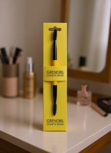 Pennello Cosmetico Grenobil a Doppia Punta per Sopracciglia, Strumento per Applicazione Precisa e Styling - Product Image 2