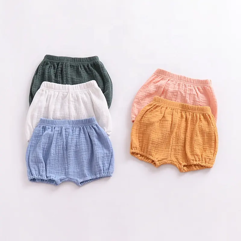 PP0025 Baby bread pants cotton and linen large PP shorts baby bloomers