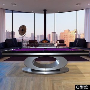 Table de <span class=keywords><strong>billard</strong></span> contemporaine de luxe de 9 pieds Table de <span class=keywords><strong>billard</strong></span> professionnelle en ardoise avec pieds en bois massif et accessoires de queue - Product Image 4