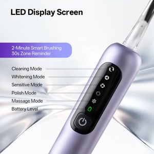 Cepillo de Dientes Eléctrico ODAY de Lujo, 5 Velocidades, Montado en la Pared, Acabado Metálico, Cepillo de Dientes Eléctrico Sónico con Cerdas Dupont de Corte 3D - Product Image 5