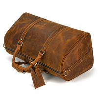 Nouveautés sacs à main de luxe à la mode vintage sac à bagages en cuir pour hommes sac de voyage en cuir véritable pour hommes