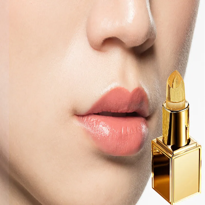 נייר זהב לוקסוס רך שפתון כדי למנוע יבש פיצוח, לחות, מרענן, קמטים שפתיים