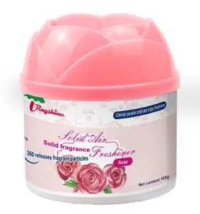 home long lasting Rose Fragrance scent solid gel for car & home air freshener 100 G