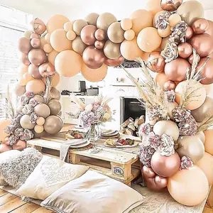 107pcs retro tema ballon combinação sábio globo guirlanda duplo balão recheado arch kit for Shop Decoração do partido decoração