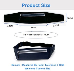 Cinturón Deportivo de Poliéster con Logotipo Personalizado al por Mayor, Mini Riñonera para Mujer, Cinturón para Maratón, Cinturón Deportivo para Correr al Aire Libre OEM - Product Image 5