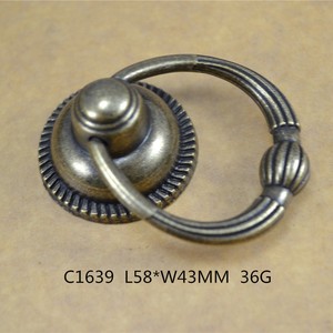 Poignées de meuble en alliage de zinc, style traditionnel, durables, pour tiroirs et armoires, quincaillerie de meubles - Product Image 3