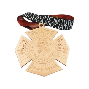Medallas Deportivas de Oro Personalizadas para Maratón y Triatlón, Estilo Antiguo, con Logotipo Personalizado - Product Image 2