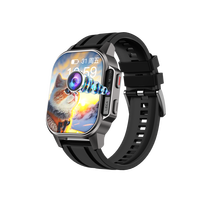 Montre connectée 4G AMOLED Android 2026 B22 avec moniteur de fréquence cardiaque, appels vidéo, TikTok/Facebook/Twitter/WhatsApp, IP68/IP67, en alliage d'aluminium 11-30
