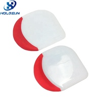 Grattoir à pâte en plastique léger avec gadget de cuisine à prise souple pour outils de cuisson et de pâtisserie