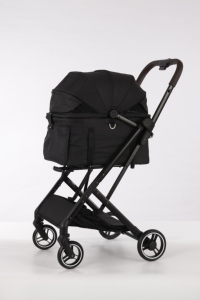 Sang trọng 2-in-1 vật nuôi xe đẩy tùy chỉnh nhôm mini Dog giỏ hàng với sang trọng thiết kế mới một thứ hai gấp Dog Travel sản phẩm - Product Image 6