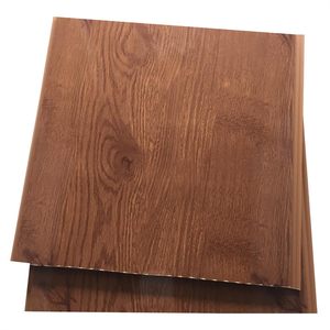 Hoge Kwaliteit Houtnerf Composiet Houten Ontwerp Hoogglanzend Pvc Plafondpaneel Pvc Paneel Plafond - Product Image 1