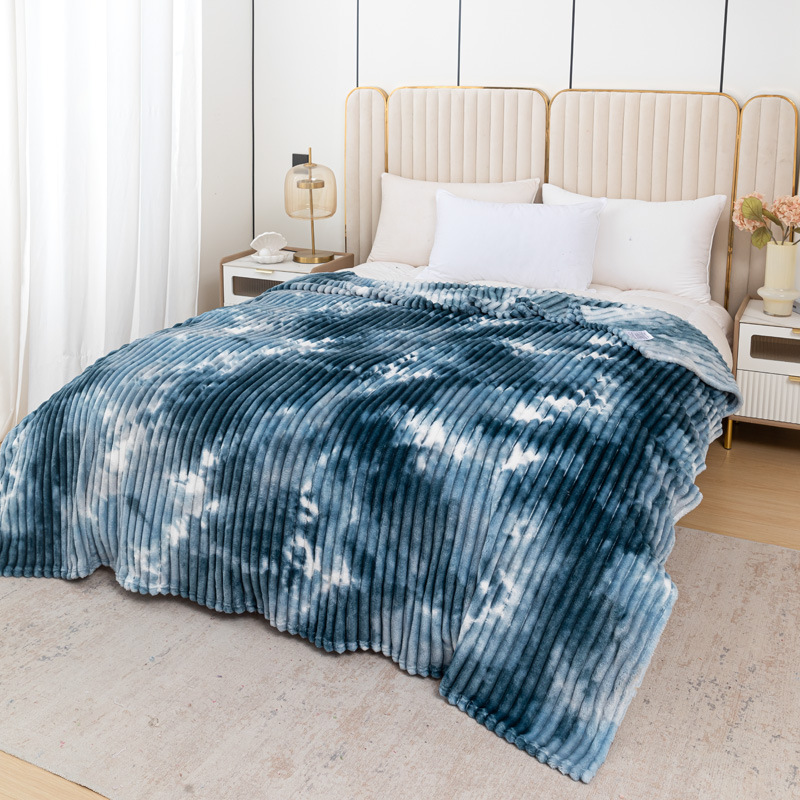 Extra Large 3D Clouds Jacquard Throw