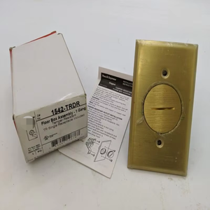 1542-TRDR 1-34 "Dia Floor Box Assembly 1 Gang Tamper Resistant Single New Original Ready Stock Industrial Automation PAC Dedicate - Product Image 1