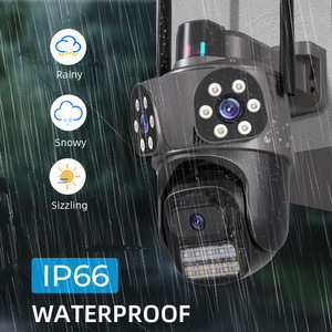 Cámara PTZ ICSE True Tri-lens de 8MP con WiFi, Visión Nocturna, Panorámica e Inclinación, Monitor de Seguridad para el Hogar - Product Image 2