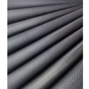 Wholesale 0.6mm Automobile Lychee Litchi Pattern PVC Synthetic Leather For Car Seat Motorbike Out Door Sofa Leather Fabricl