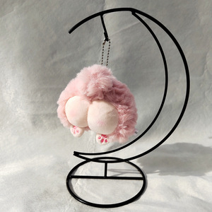 Móc Chìa Khóa Nhồi Bông OEM Bán Buôn Đồ Chơi Mặt Dây Chuyền Hình Động Vật Đồ Trang Trí Vui Nhộn Thú Nhồi Bông Dễ Thương - Product Image 5