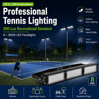 Projecteur LED pour terrain de tennis OEM, IP66, étanche, éclairage sportif extérieur à mât haut, éclairage modulaire pour terrain de tennis 300W