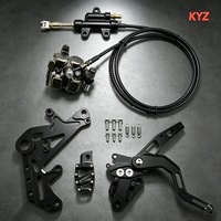 Kit de frein à main hydraulique à double étrier KYZ Surron Ultra Bee LBX Talaria MX4/MX3 en aluminium CNC, nouvelle performance à fixation directe