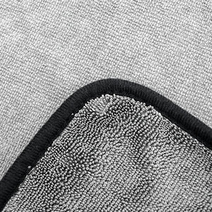 Toalla de microfibra para lavado de autos, tamaño grande, absorbente, de una sola cara, tejido retorcido, para limpieza de autos - Product Image 3
