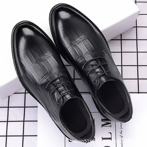Zapatos de Vestir para Hombre, Mocasines de Oficina y Carrera, Parte Superior de Cuero de Microfibra, Cierre Deslizante, Impermeables y Antideslizantes - Product Image 1
