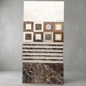 Modern 3D Designs 300x600mm Glossy Ceramic Wall Tiles 30x60cm 12x24in Classic for Villa Interior Decoration for Hall Bathroom - Product Image 1
