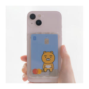 [pluslook] Soporte Adhesivo Simple para Teléfono, Hecho en Corea, con Ranura para Tarjetas, Decorativo, Seguro, Deslizable, Práctico para el Uso Diario, Personalizable - Product Image 1