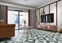 Nouveauté Carrelage en porcelaine marocaine à motifs floraux, mosaïque 3D, carreaux muraux en céramique colorés, style espagnol et français, 300*300, pour chambre, villa moderne, finition mate