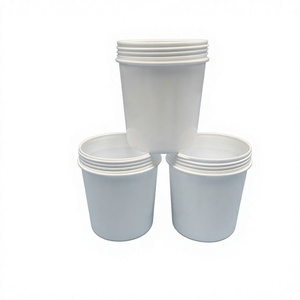 Conteneur alimentaire cylindrique 0,3 L avec couvercle, congélable, emballage général, diamètre 80 mm - Product Image 2