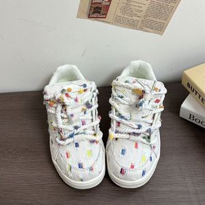 Zapatillas de plataforma transpirables para mujer, estilo casual deportivo, tendencia 2026 primavera-otoño, suela gruesa, versátiles. - Product Image 4