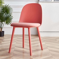 Chaise de salle à manger moderne en gros d'usine, épaissie, haute résistance (150 kg), empilable, résistante à l'humidité, pour cuisine et loisirs