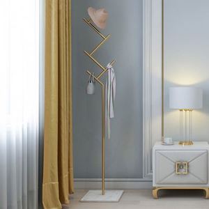 Nuevo diseño nórdico Simple dormitorio Metal hierro piso de pie abrigo <span class=keywords><strong>perchero</strong></span> - Product Image 2
