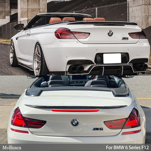 For 6 Series Convertible 2Door/F12 M6 V Style Carbon Fiber <b>Rear</b> <b>Spoiler</b> Trunk Wing 2011-2018 - Product Image 6