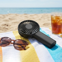 Mini ventilateur portable simple, rechargeable par USB, ventilateur de bureau électrique, ventilateur de refroidissement d'air, ventilateur de voyage, ventilateur de maison