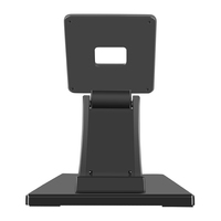 Support d'écran de bureau en alliage d'aluminium de haute qualité, base plate, pour machine POS, inclinaison à 90 degrés, VESA, noir, en stock, 13-24, 17-24