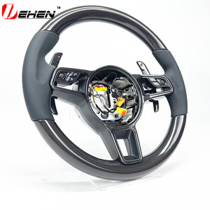 Volant sport en fibre de carbone pour <span class=keywords><strong>Porsche</strong></span> Macan Cayenne Panamera <span class=keywords><strong>Taycan</strong></span> 718 Cayman 991 992 911 997 970 987 981 958 Carrera - Product Image 4