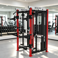 Cage de musculation ultime en acier pour la maison avec pile de poids de 75 kg pour triceps, jambes, dos, musculation et machine Smith