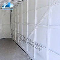 Conteneurs de stockage pliables portables et mobiles de 5, 8, 10, 12, 13, 16 et 20 pieds, en kit, pour l'auto-stockage