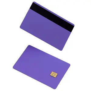 Amex métal noir 0.8mm magnétique 4442 puce personnalisée crédit rfid noir nfc bleu violet carte vierge cartes bancaires en métal gravées au laser