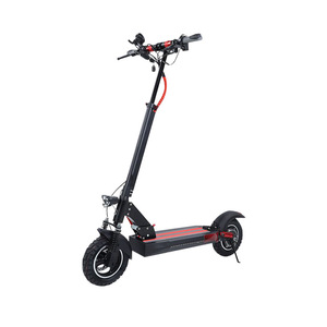 Patinete Plegable para Adultos de 10 Pulgadas, Batería de Litio sin Escobillas, Marco de Aluminio Impermeable, Reposapiés Antideslizantes Rojos, 150 kg, S7-1H-10, Aluminio - Product Image 1