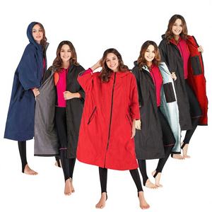 <span class=keywords><strong>Bata</strong></span> de Cambio Seca para Surf, con Capucha, Resistente al Viento, de Manga Larga, con Logotipo Personalizado, <span class=keywords><strong>Impermeable</strong></span>, para Natación en la Playa - Product Image 1